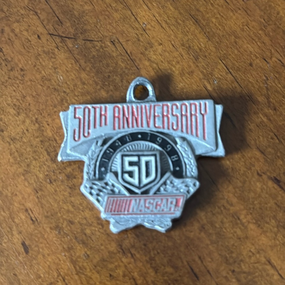 2/$5 50th Anniversary 1948-1998 NASCAR Pewter Metal